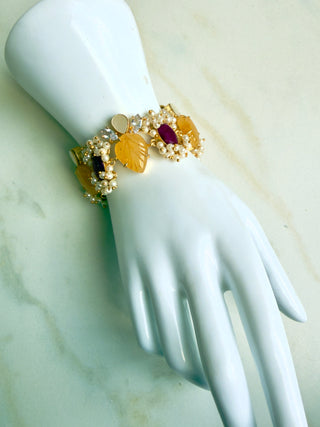 Yellow & Ruby Bracelet
