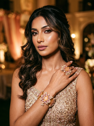 Royale Orange Bracelet & Ring Set