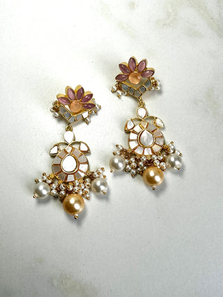Mother Pearl Drop Earrings