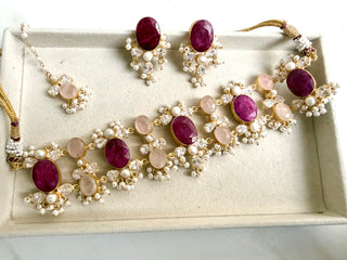 Ruby Choker Set