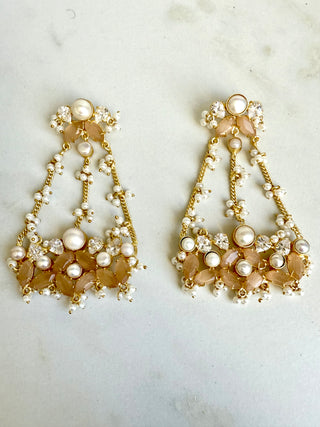 Meher Jaal Emerald Earrings