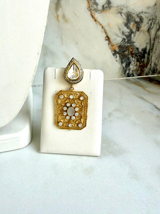 Polki Pearl Set
