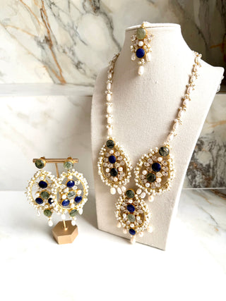 Gulbhaar Navy Mala Set
