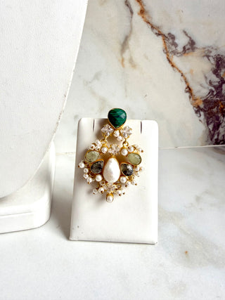 Malachite Pearl Set