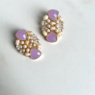 Noor Crystal Drop Crystal Earrings