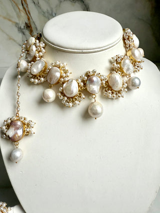 शुभारंभ (Shubharambh) – Pearl Choker Set