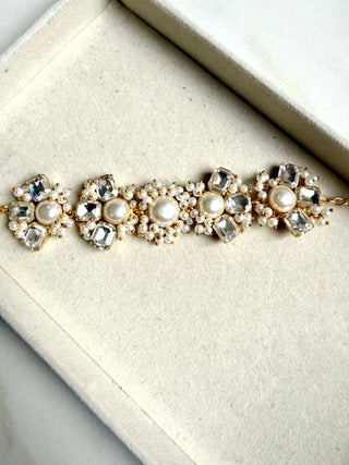 Pearl & Crystal Bracelt