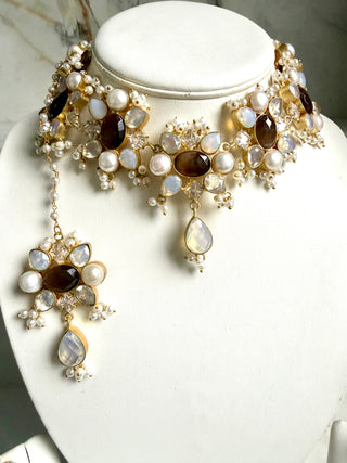 Noor-e-Dhūmra Smoky Quartz Set