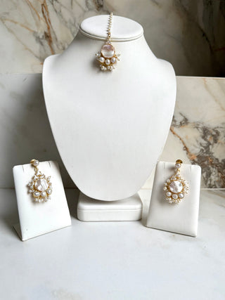 Pearl & Crystal Tika Set