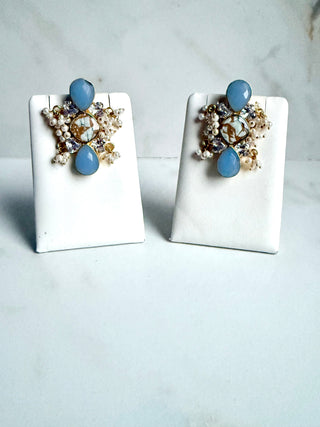 Liberty Nude Mosaic Earrings