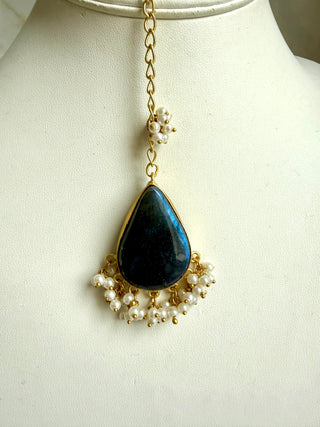 Labradorite Crystal Tika Set