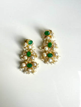 Nanci Green Drop Earrings