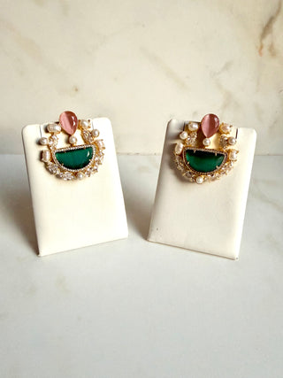 Emerald Green Earrings