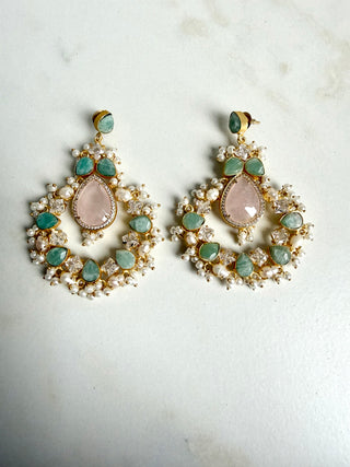 Ziya Statement Chandelier Earrings