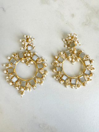 Ishra Grey Earrings
