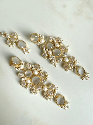 Crystal Moon Semi-Precious Gemstone Tikka Se