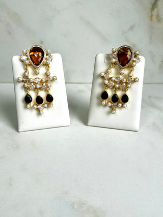 Bronze Drop Earrings