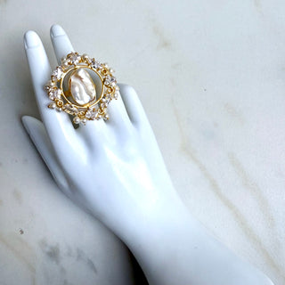 Pearl Round Ring