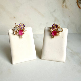 The Gulmohar Collection Purple & Pink