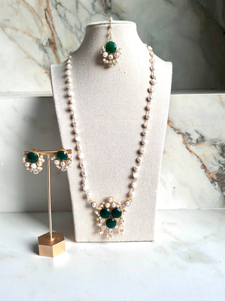 Emerald Green Mala Set