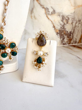 Emerald Mala Set