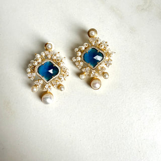 Neelam Blue Earrings