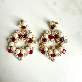 Priya Royal Chandbali Earrings