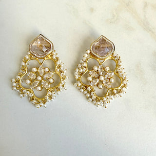 Aafreen Lilac Bloom Earrings