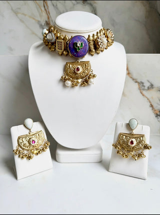 Heeraa Purple Set