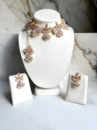Lilac Crystal Set