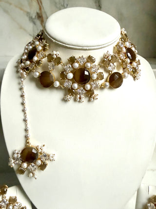 Mahira Smoky Quartz Set