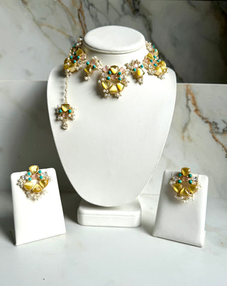 Lemon & Pink Crystal Set