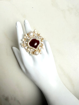 Ruby Crystal Rings
