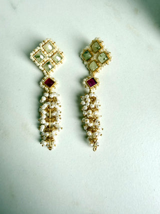 Neel Tara Pearl Cascade Earrings