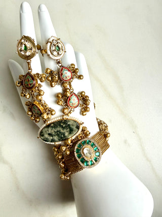 Heeraa Double Ring Haathpool