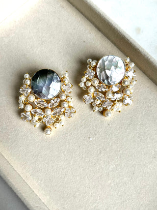 Mosaic Crystal Earrings