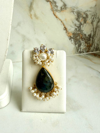 Labradorite Crystal Tika Set
