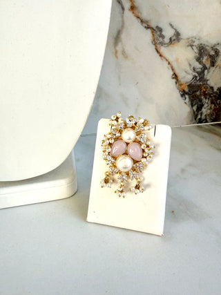 Pink Opal Gemstone Choker S