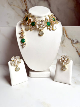 Noor-e-Aqua  Choker Set