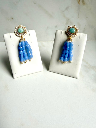 Amzonite Cascade Polki Drops