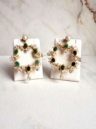 Emerald Crystal Chandbalis