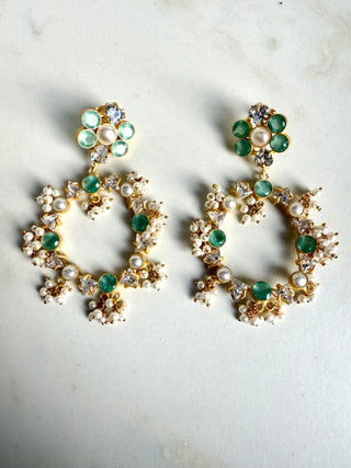 Sureya Crystal Hoops