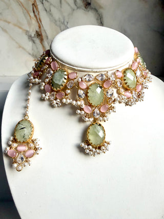 Celine Bloom Prehnite Set