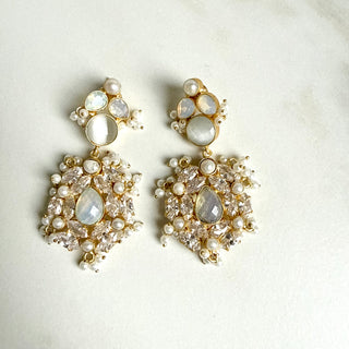 Baig Crystal Cluster Earrings