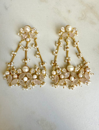 Meher Jaal Quartz Earrings