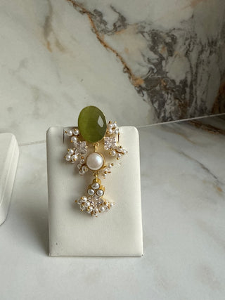 Olive Royale Pearl Bridal Jewellery Set