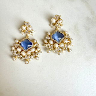 Eternal Bloom Pearl Chandelier Earrings