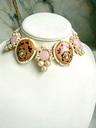 Pink Necklace Set