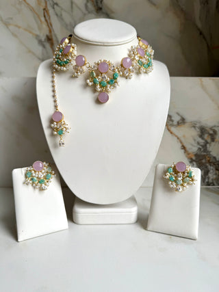 Tara Lilac/Amzonite Set