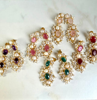 Sophie Pink Drop Earrings